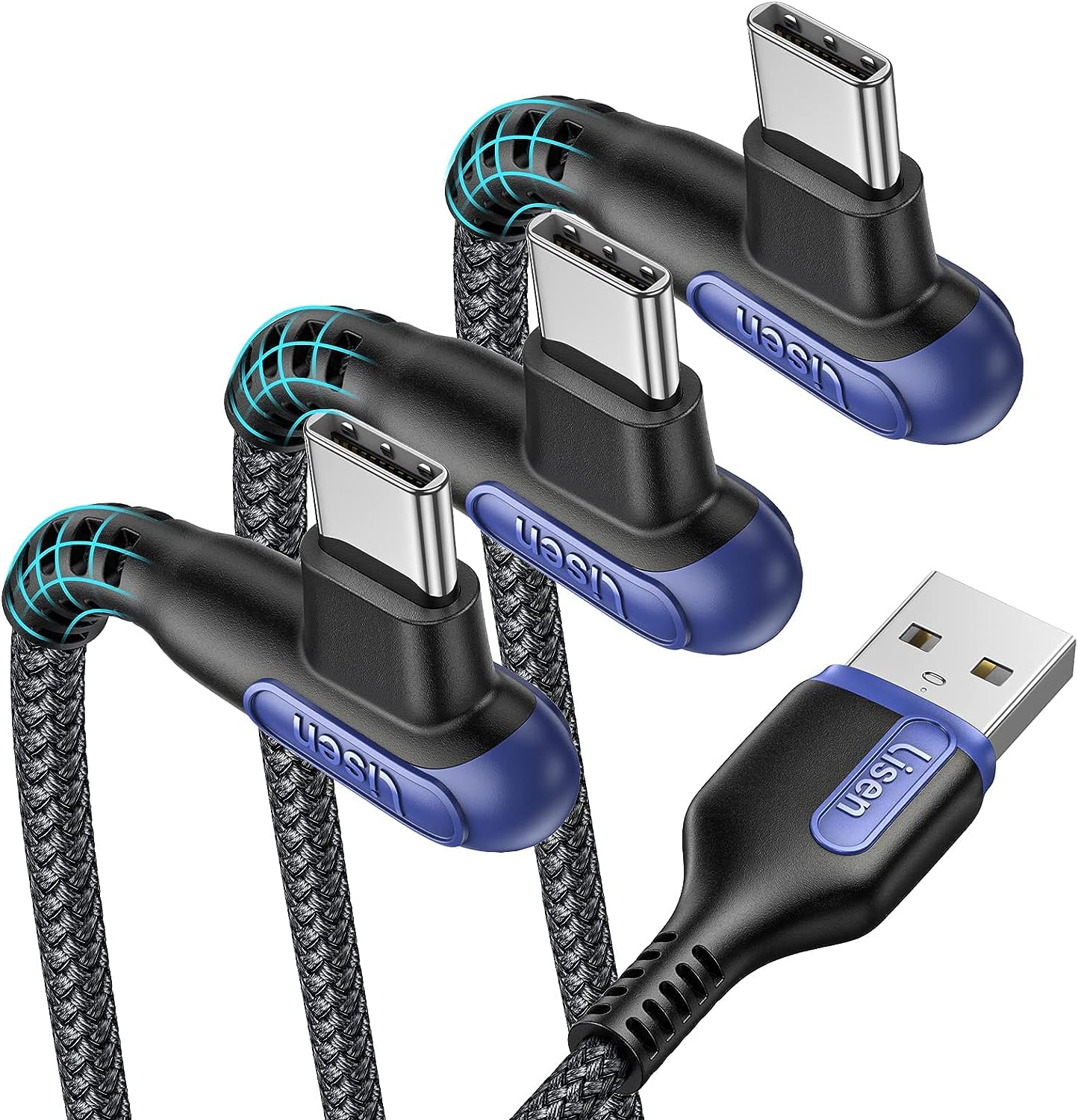Lisen 90-Degree USB-C Fast Charging Cables