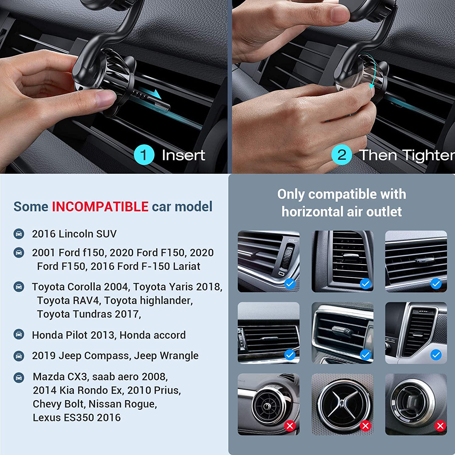 360° Rotate Arm Magnetic Phone Car Mount - Lisen