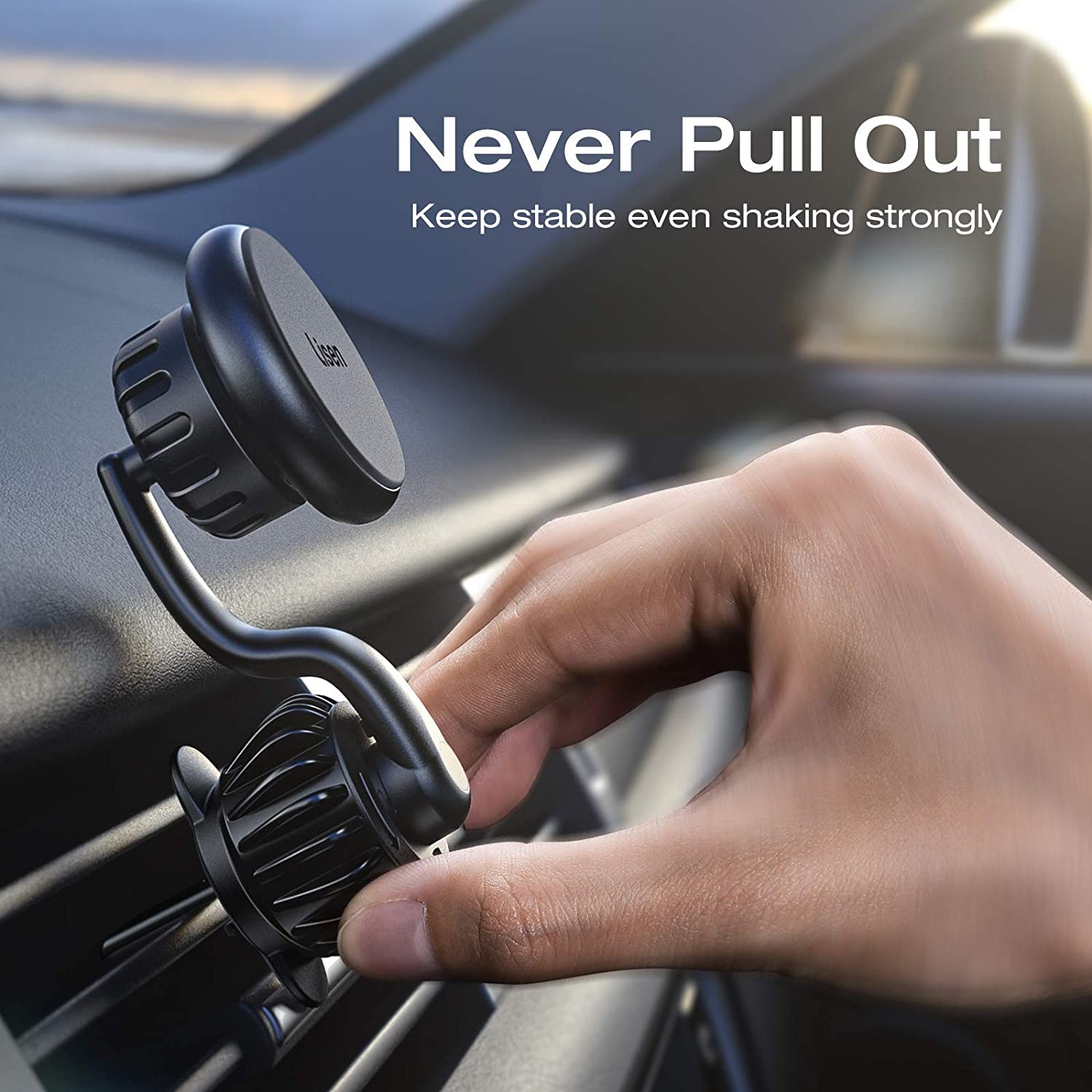 360° Rotate Arm Magnetic Phone Car Mount - Lisen
