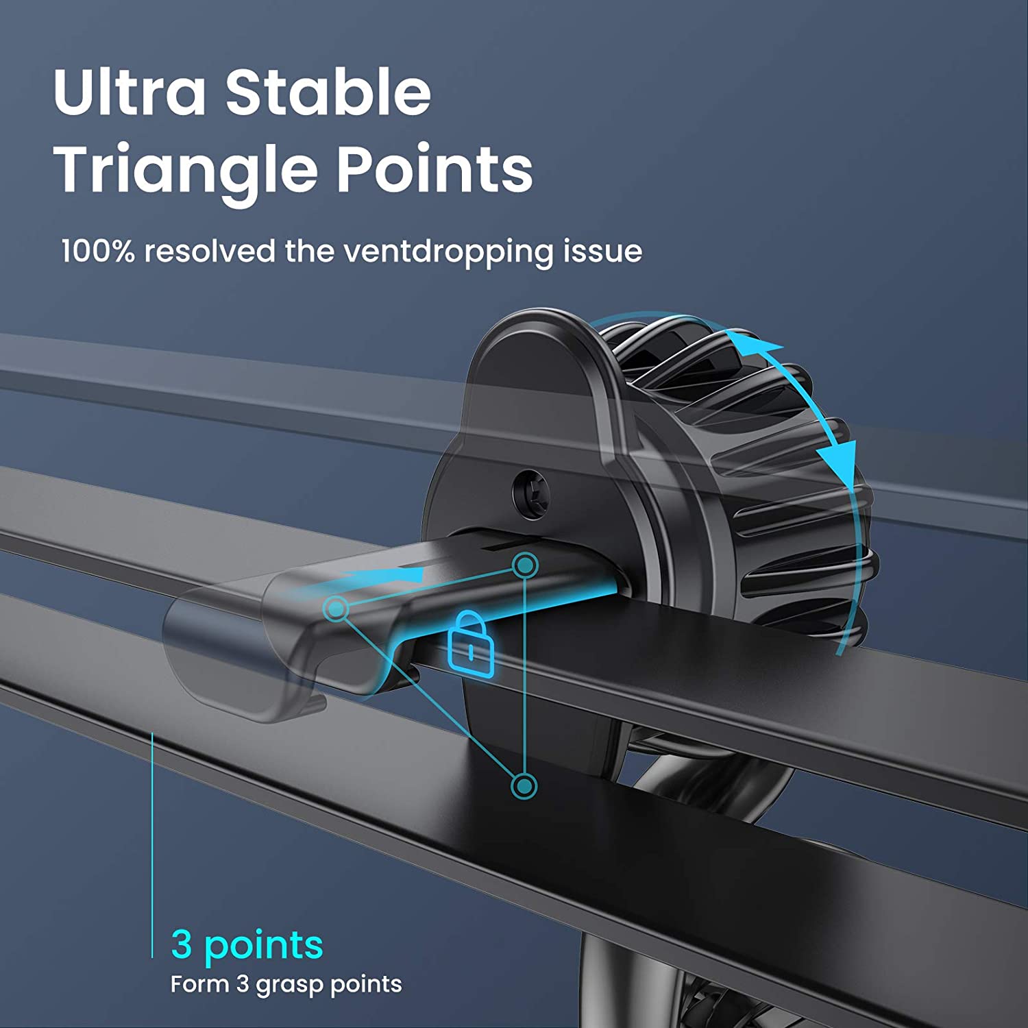 360° Rotate Arm Magnetic Phone Car Mount - Lisen