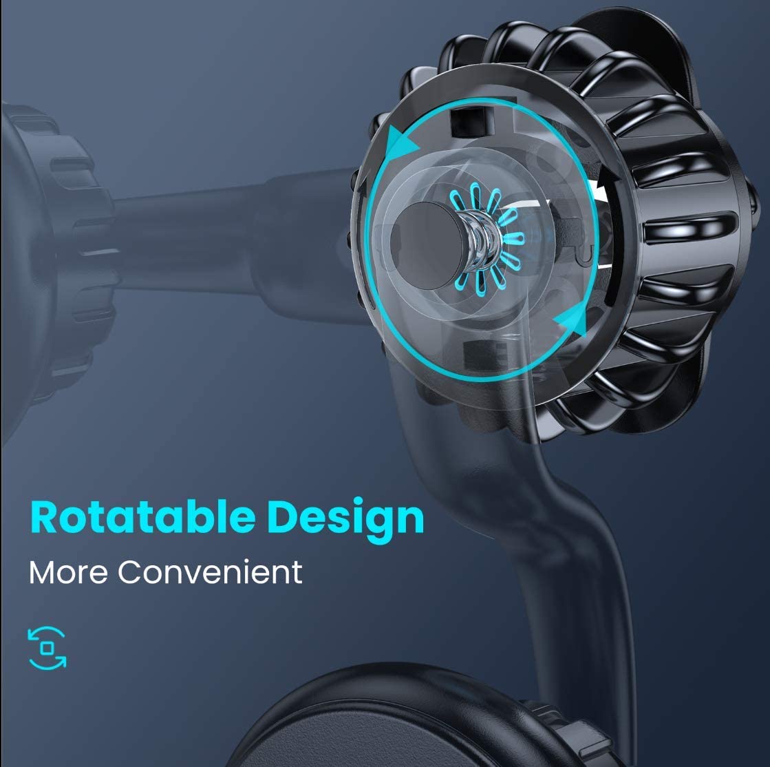 360° Rotate Arm Magnetic Phone Car Mount - Lisen