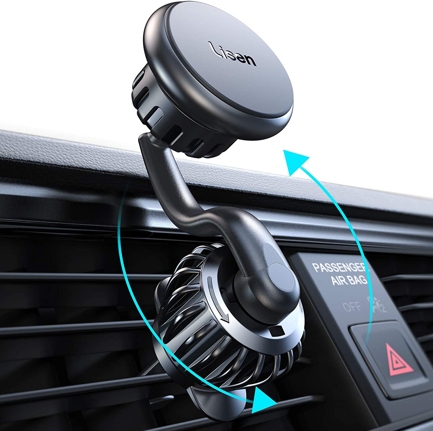 360° Rotate Arm Magnetic Phone Car Mount - Lisen