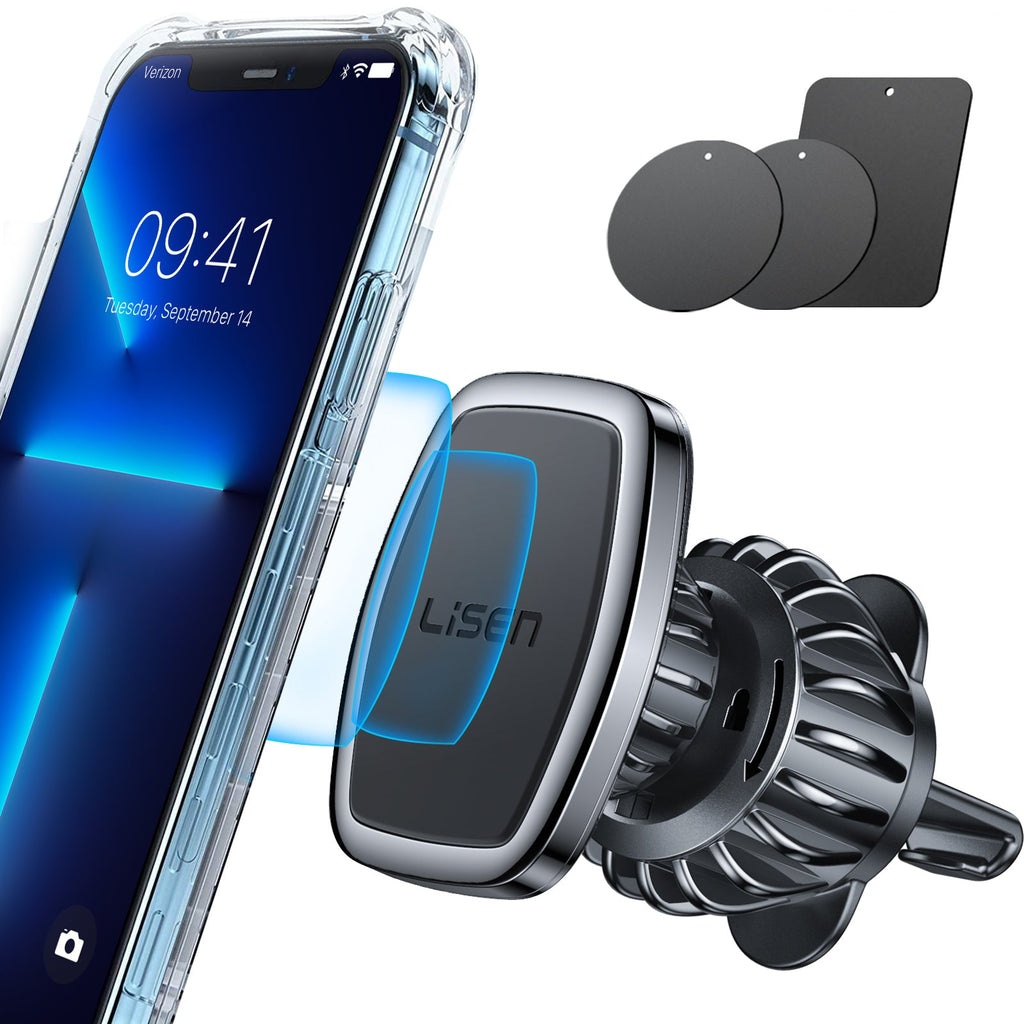 LISEN Car Phone Mount [Easily Install] [6 Strong