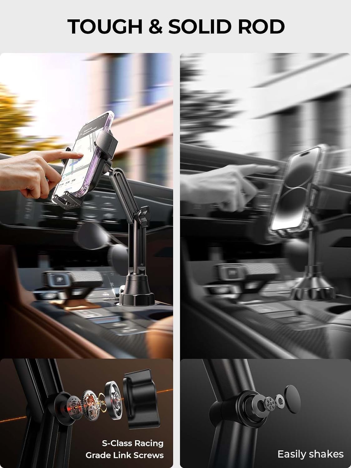 Lisen Cup Holder Phone Mount for Car