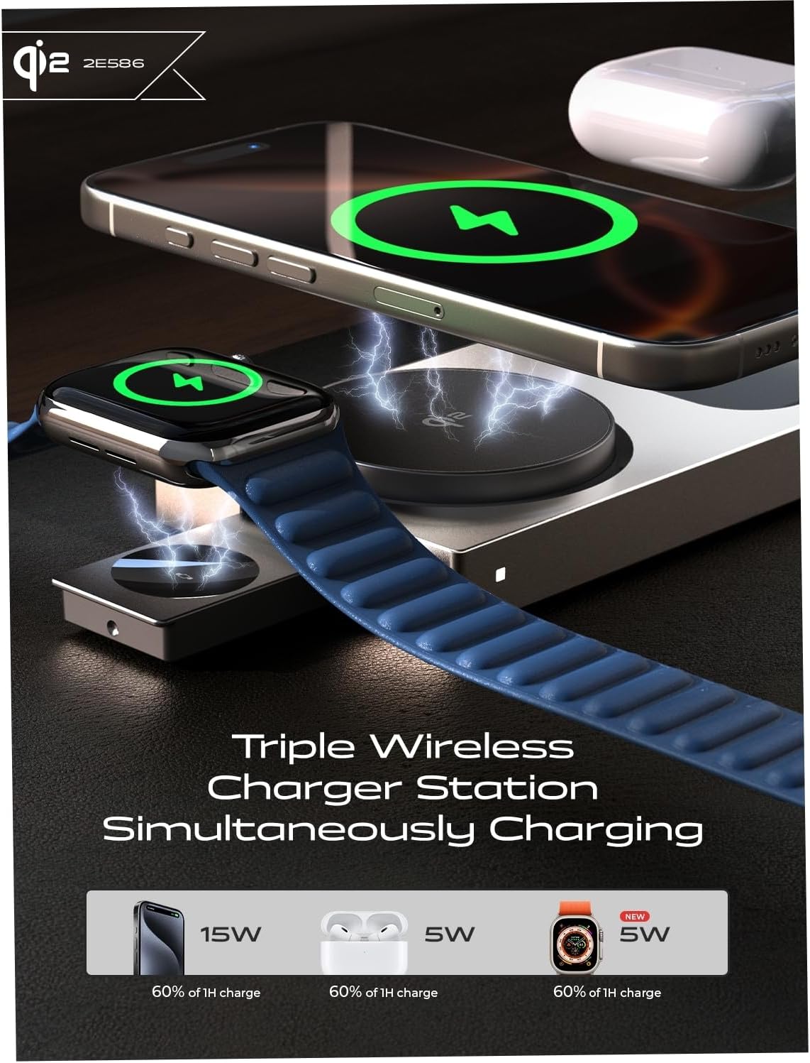 LISEN for iPhone 16 Charging Station Apple
