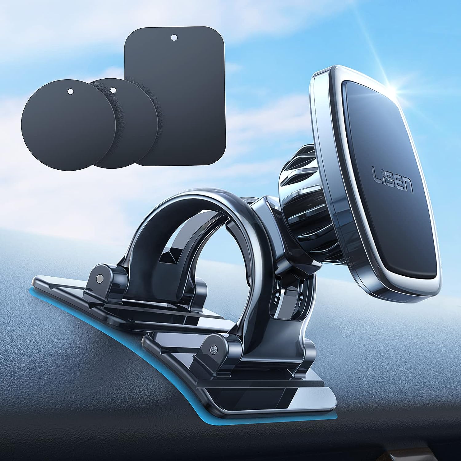 Lisen Dashboard Magnetic Phone Holder for Car