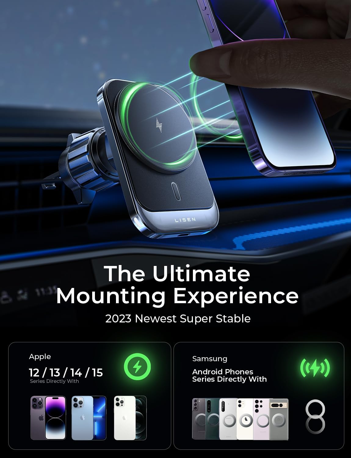 Apple Nomad Magsafe Car Phone Charger Iphone 12 Pro Max Magsafe