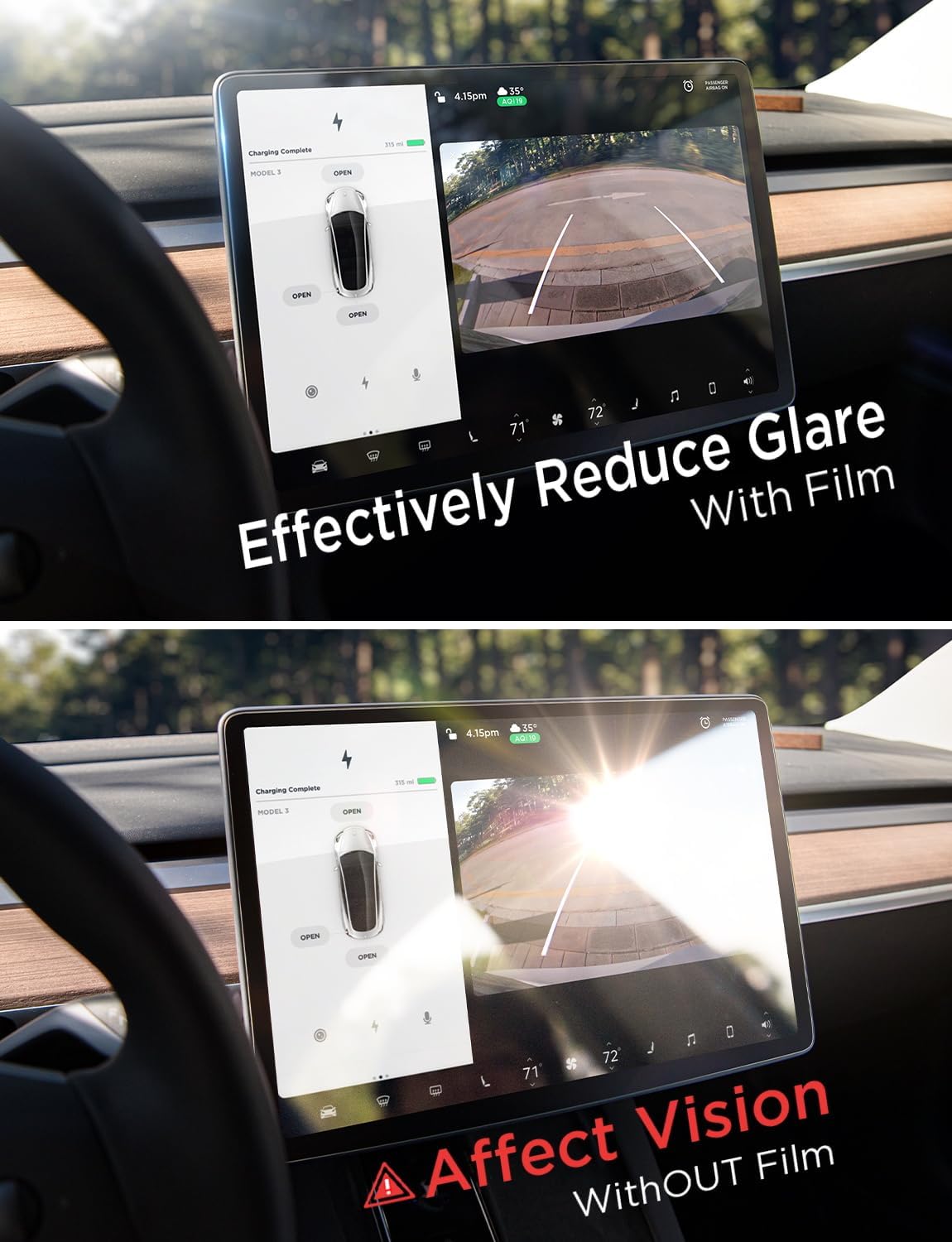 Lisen Tesla Screen Protector Model 3/Y