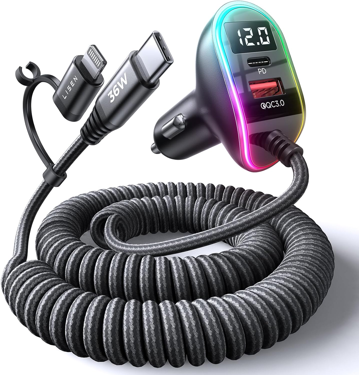 Lisen USB C&L Car Charger