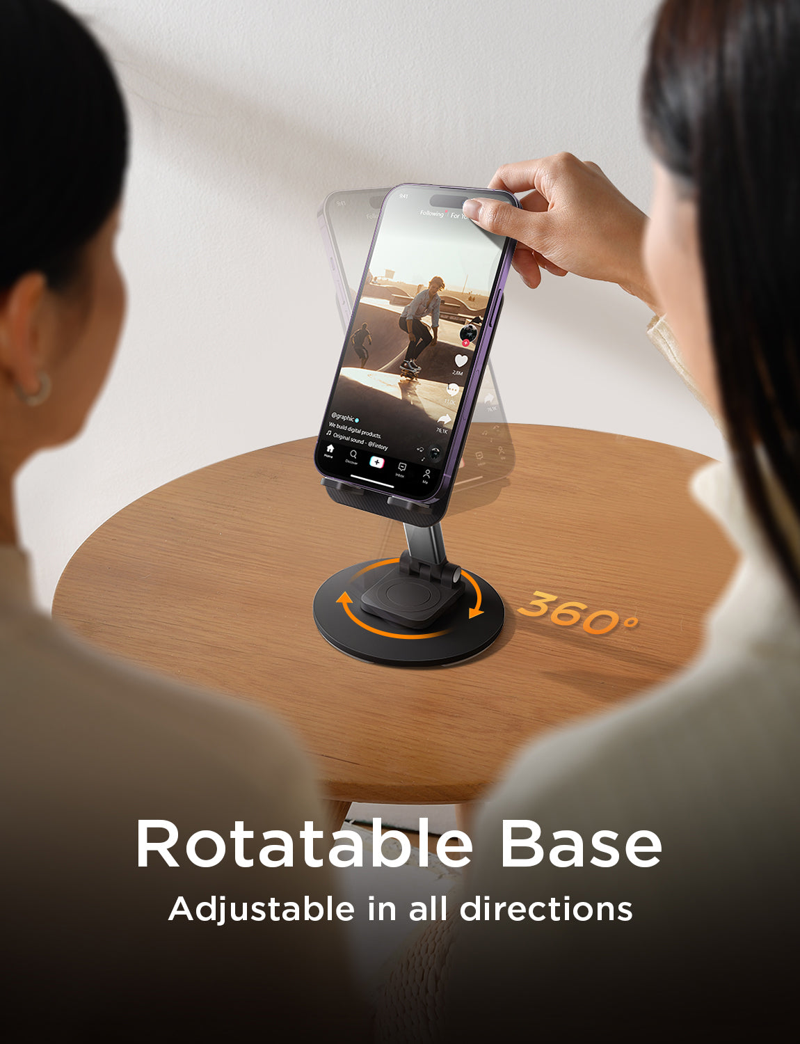 Lisen Foldable Phone Stand for Desk