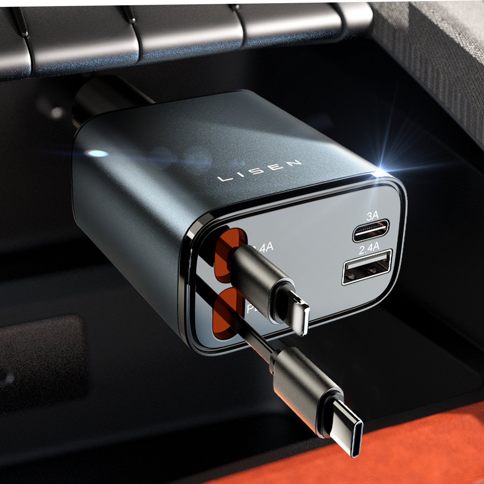 Retractable Car Charger