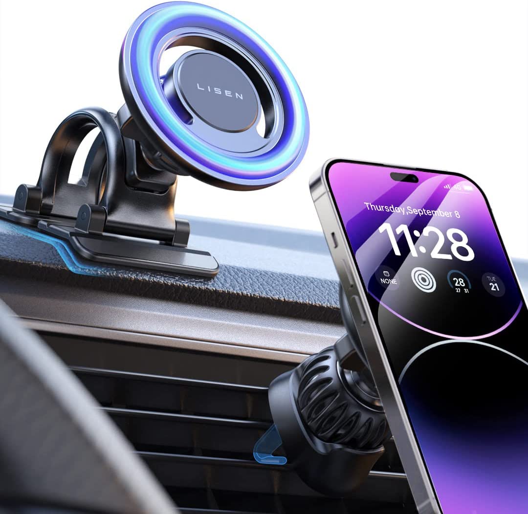 LISEN Phone Holder for Car [Enjoy Never Blocking] Mauritius