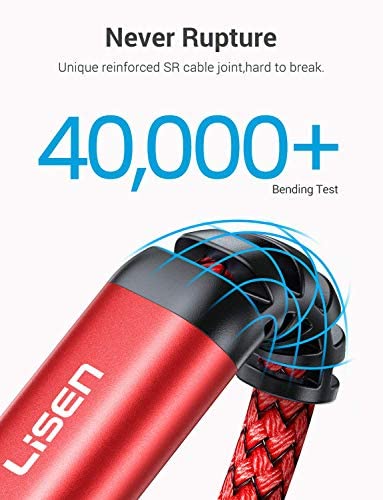 Lightning Cable (6.6ft) 2 colors - Lisen
