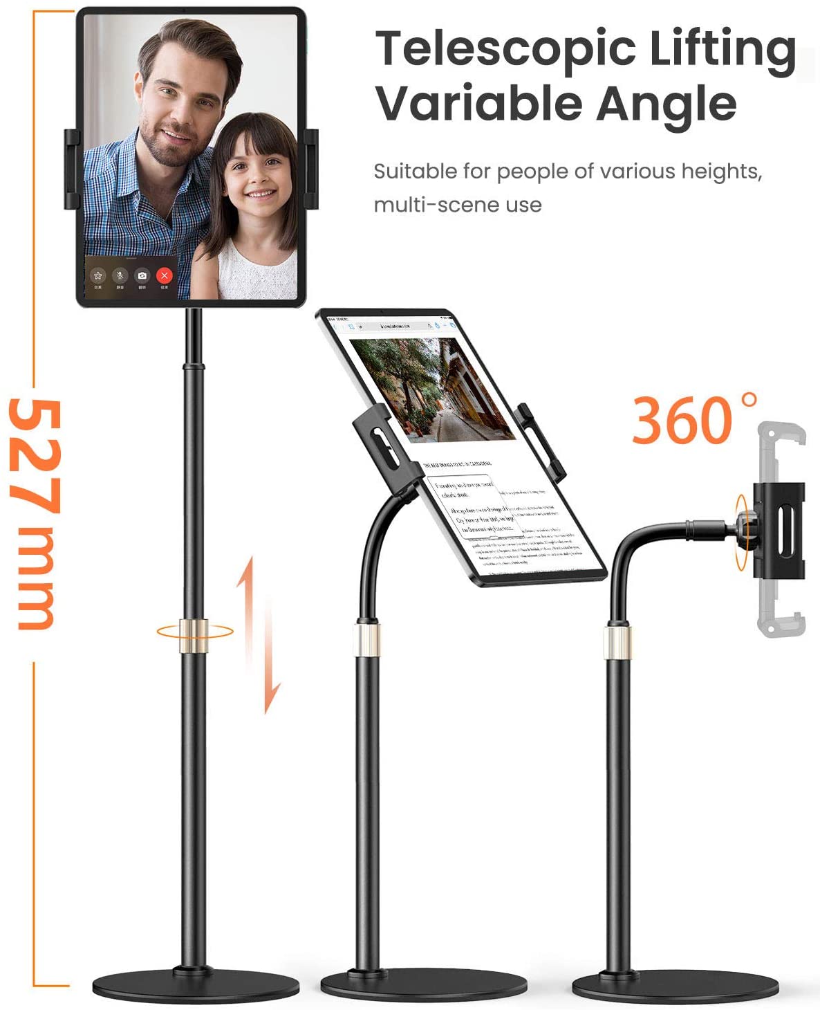 Adjustable IPad Tablet Desk Stand——LISEN